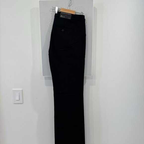 Banana Republic - Logan trouser - Black - size 8 LONG / Tall - NEW with tags - Picture 1 of 4